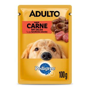 Oferta de Alimento para perros Pedigree 100 g. adultos carne por $182 en Carrefour