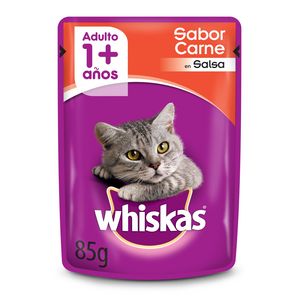 Oferta de Alimento para gatos Whiskas 85 g. carne por $182 en Carrefour
