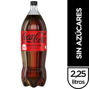 Oferta de Gaseosa Coca Cola sin azúcares 2.25 l. por $535 en Carrefour