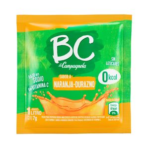 Oferta de Jugo en polvo BC La Campagnola naranja durazno 7 g. por $43,2 en Carrefour