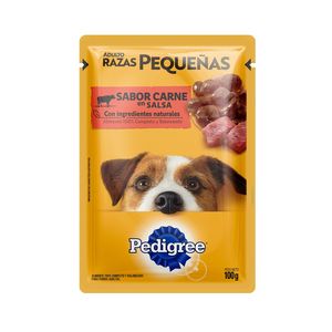 Oferta de Alimento para perros Pedigree 100 g. adultos pequeños carne por $152,5 en Carrefour