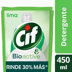 Oferta de Detergente Cif limón verde recarga 450 ml. por $309 en Carrefour