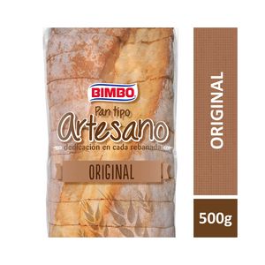 Oferta de Pan blanco Bimbo Artesano 500 g. por $667 en Carrefour