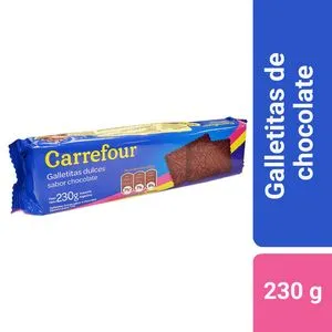 Oferta de Galletitas dulces Carrefour chocolate 230 g. por $189,9 en Carrefour