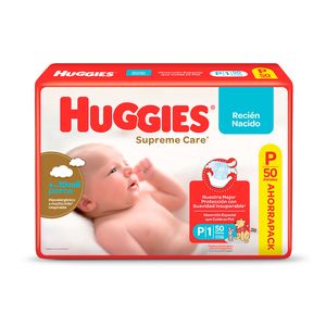 Oferta de Pañales Huggies recién nacido supreme care x 50 uni por $2875 en Carrefour