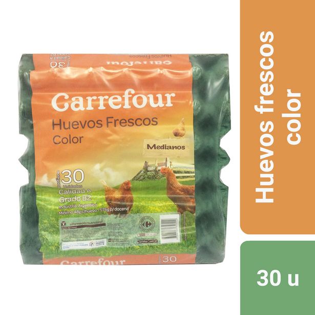 Oferta de Huevos color Carrefour 30 u. por $395,1