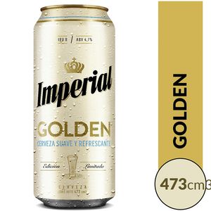 Oferta de Cerveza rubia Imperial golden 473 cc. por $274,5 en Carrefour