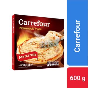 Oferta de Pizza congelada Carrefour mozzarella estuche 600 g. por $710,71 en Carrefour