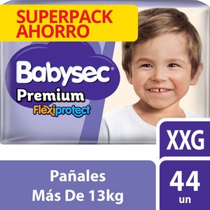 Oferta de Pañales Babysec premium flexiprotect talle XxG 44 u. por $3455 en Carrefour