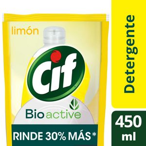 Oferta de Detergente Cif limón recarga 450 ml. por $309 en Carrefour
