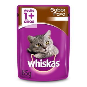 Oferta de Alimento para gatos Whiskas 85 g. pavo por $156,7 en Carrefour