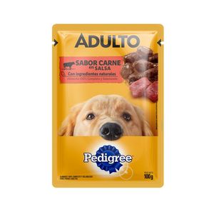 Oferta de Alimento para perros Pedigree 100 g. adultos carne por $152,5 en Carrefour