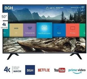 Oferta de Televior Smart Tv Led 50 Bgh B5022uk6 Ultra Hd Netflix Youtube por $92900 en Aloise