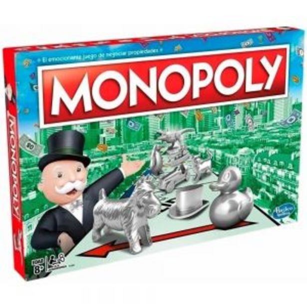 Oferta de Juego de Mesa Monopoly Clasico Hasbro por $9226,2