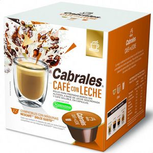 Oferta de Cápsulas Cabrales Dolce Gusto Café Con Leche X 12 U X 10 Gr por $1209 en Faraone