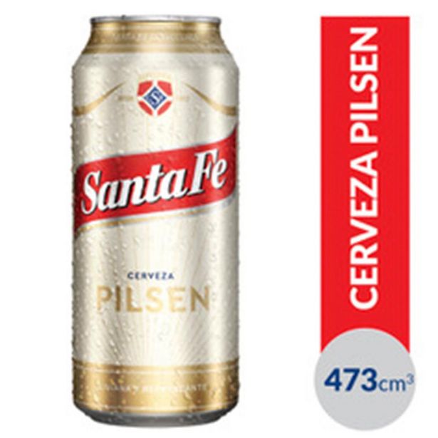 Oferta de Cerveza Pilsen Santa Fe Lat 473 Cmq por $100,7