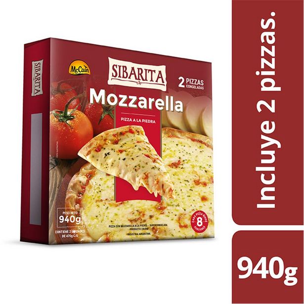 Oferta de Pizza Muzz/Dob Sibarita Cja 940 Grm por $1065
