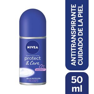 Oferta de Desodorante Antitranspirante Femenino NIVEA Protect & Care Roll On X 50 Ml por $267,12 en Coto