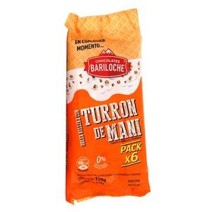 Oferta de Turron De Maní Bariloche Pak 6 Uni por $146,24 en Coto