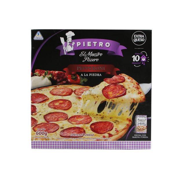 Oferta de Pizza Pepperoni Pietro Cja 600 Grm por $629,93