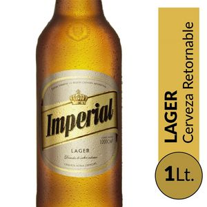 Oferta de Cerveza Lager IMPERIAL   Botella 1 L por $312 en Coto