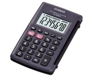 Oferta de Calculadora Casio HL-820LV 8Dig Bolsillo NEGRO por $2433 en Calatayud Electrodomésticos