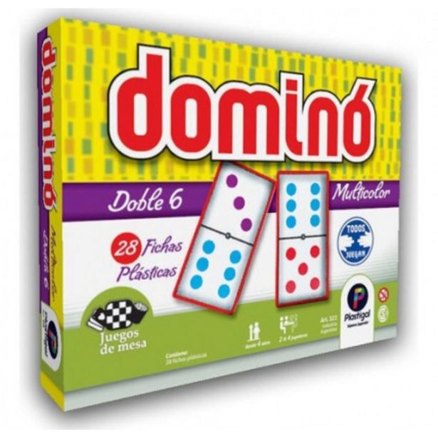 Oferta de Juego De Mesa - Domino Multicolor por $850