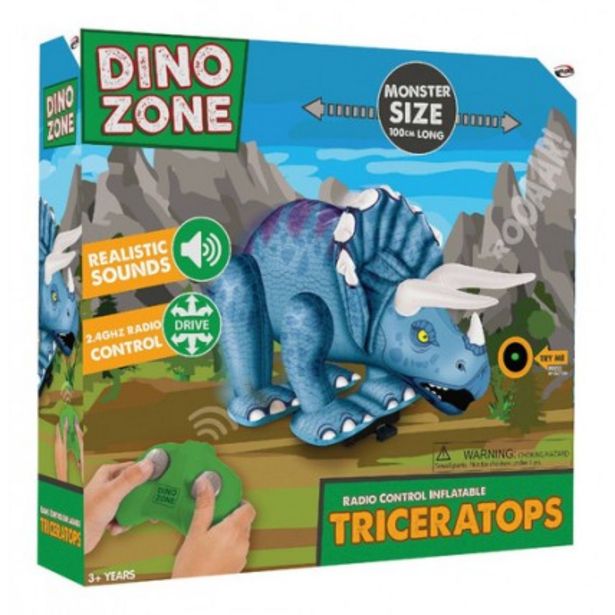 Oferta de Inflable Dinosaurio Triceratops Con Sonido Y Control Remoto. por $11964