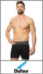 Oferta de Boxer Dufour algodon/lycra liso elastico bordado p/hombre talles S/XXL por $1149,99 en Casa Jonás