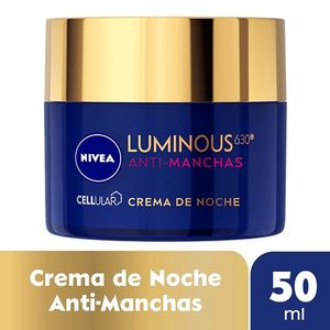 Oferta de Nivea Crema Antimanchas Noche Luminous 630 Todo Tipo de Piel 50 ml por $4013,02 en Farmacia Del Puente
