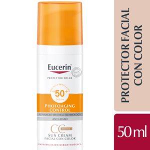 Oferta de Eucerin Protector Solar Facial en Crema Sun cc Cream Tono Medio Fps 50 50 ml por $3892,89 en Farmacia Del Puente
