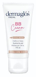 Oferta de Dermaglos Crema Con Color Bb Cream Tono Medio Con Fps30 50 gr por $3909 en Farmacia Del Puente