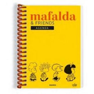 Oferta de AGENDA MAFALDA PERPETUA ANILLADA FRIENDS AMARILLA por $3090 en Sbs Librería