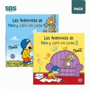 Oferta de AVENTURAS DE FACU Y CAFE CON LECHE 1 Y 2 - CHANTI - 2 LIBROS por $5398 en Sbs Librería