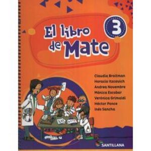 Oferta de EL LIBRO DE MATE 3 SANTILLANA por $3220 en Sbs Librería