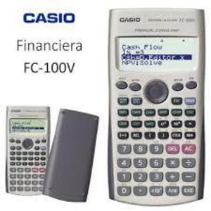 Oferta de CALCULADORA FINANCIERA CASIO FC 100V por $25391,5 en Mobilar