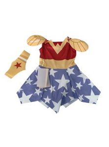 Oferta de Disfraz Infantil Super Hero Girls Mujer Maravilla Talle 0 por $6590 en El Mundo del Juguete