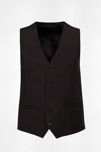 Oferta de Chaleco de Vestir Elegante Slim Negro por $12699 en Macowens