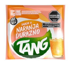 Oferta de Jugo Tang Naranja Durazno  x 18 G por $42,5 en Supermercados Comodin