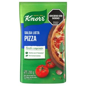 Oferta de Salsa Lista Knorr Pizza 200 gr por $105,73 en Supermercados Comodin