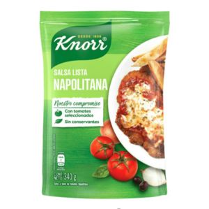 Oferta de Salsa Lista Knorr Napolitana 340 gr por $134,22 en Supermercados Comodin