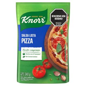 Oferta de Salsa Lista Knorr Pizza 340 gr por $159,99 en Supermercados Comodin