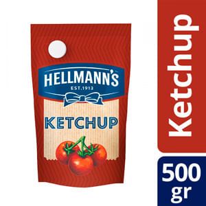 Oferta de Ketchup Clásico Hellmann's Doypack 500 g por $237,41 en Supermercados Comodin