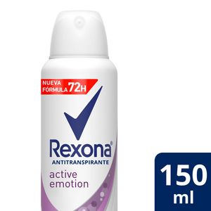 Oferta de Desodorante Antitranspirante REXONA Mujer Active Emotion en Aerosol 150ml por $314,25 en Supermercados Comodin