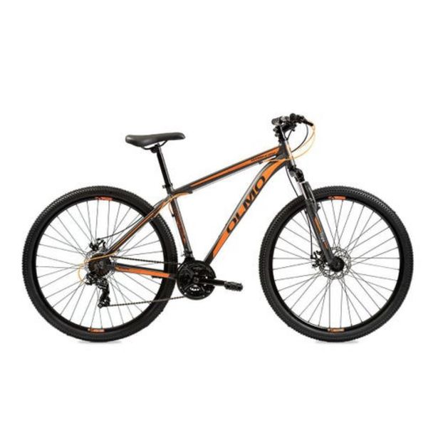 Oferta de Bicicleta Olmo R29 21v Wish290 Al-FD T18 Negra y Naranja por $63999