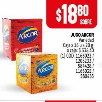 Oferta de Jugo Arcor por $18,8
