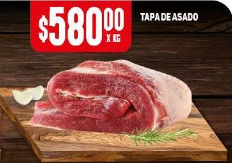 Oferta de Tapa de asado de novillito x kg por $580