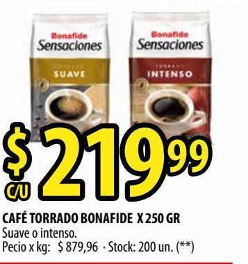 Oferta de Café torrado Bonafide  250g por $219,99