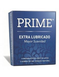 Oferta de Prime preservativo extra lubricado pack x 3 unidades por $526,47 en Farmacias Líder