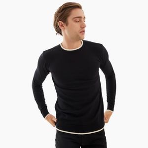 Oferta de Sweater Combinado Escote Redondo Airborn por $23900 en Vaqueria